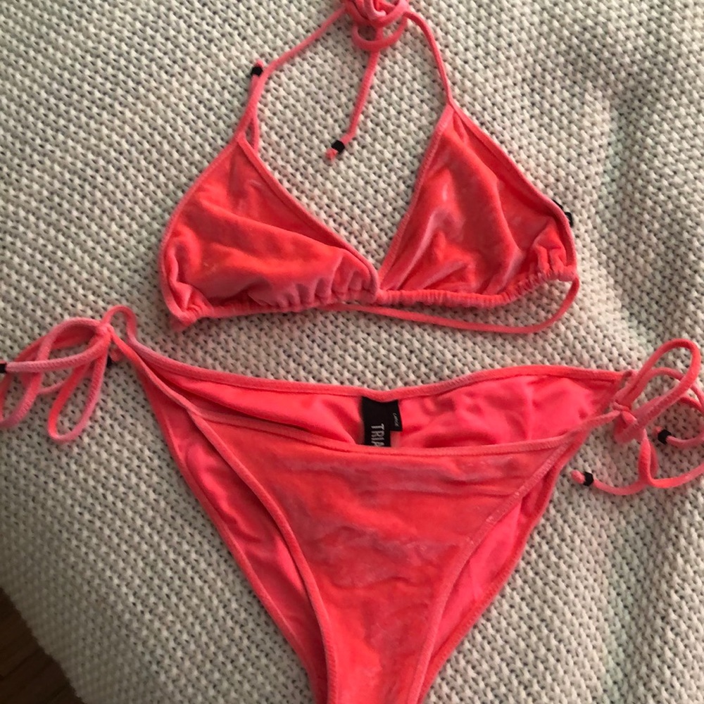 Triangl 2 piece. Pink velvet